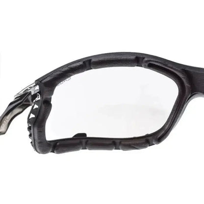 Crossfire 24Seven Safety Glasses Clear Foam-Lined Frame with Clear Anti-Fog Lenses