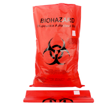 25X35 BIOHAZARD BAGS (10-13 GALLONS) 400 Bags