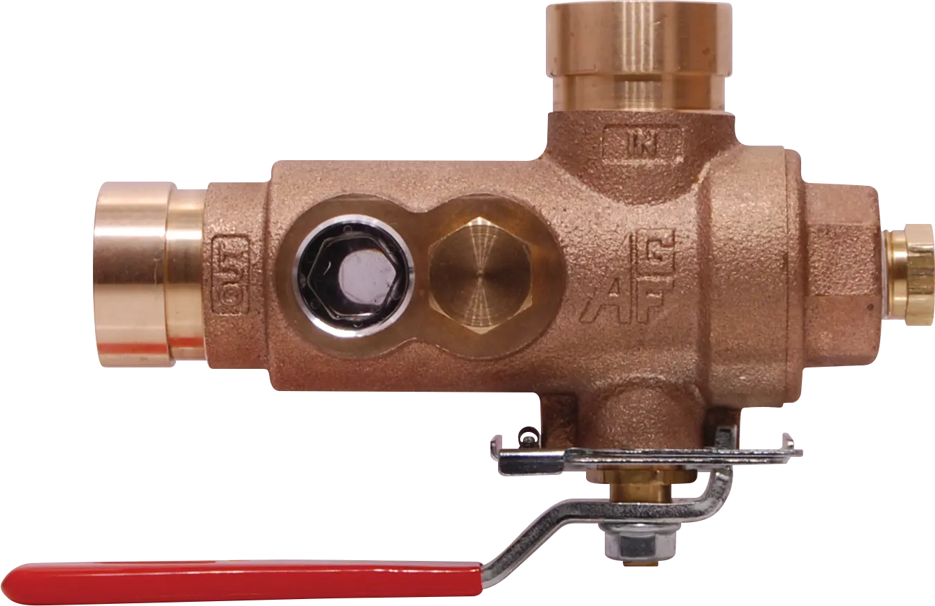 Testandrain M2500 Fire Protection Ball Valve With Drain Port