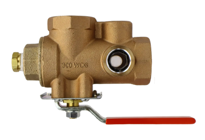 Testandrain M2500 Fire Protection Ball Valve With Drain Port