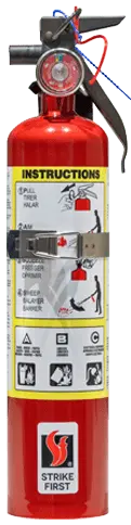 2.5 LB ABC 1A10BC Fire Extinguisher With Bracket