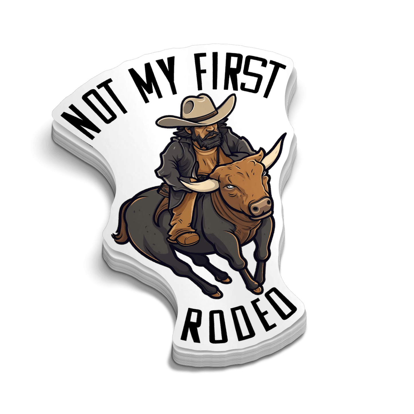 First Rodeo - Hard Hat Decal