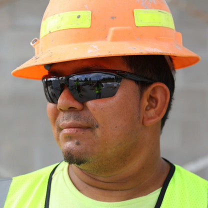 MCR Safety Dominator 3 Safety Glasses with Black Frame and Gray Anti-Fog Lens