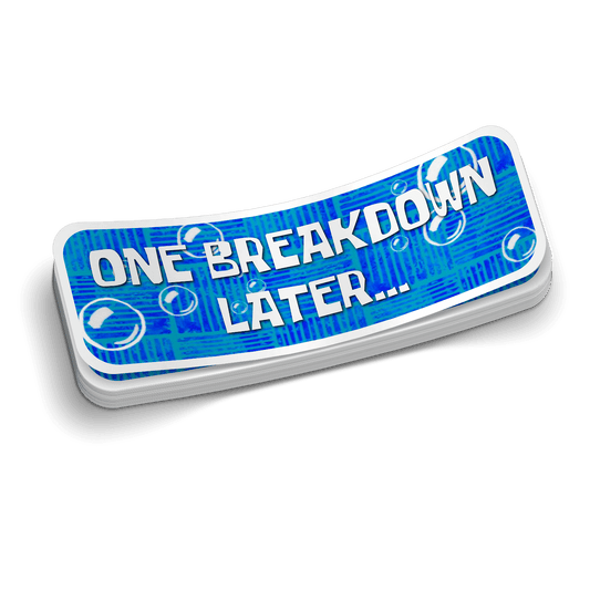 Breakdown -  Hard Hat Decal