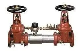 3" Double Check Detector Backflow Preventor Valve Grooved Assembly by N Pat