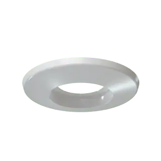 3" Flush Sprinkler Escutcheon White for Fire Safety