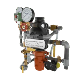 3" PTR Electric Delivery VXD Fire Protection Component