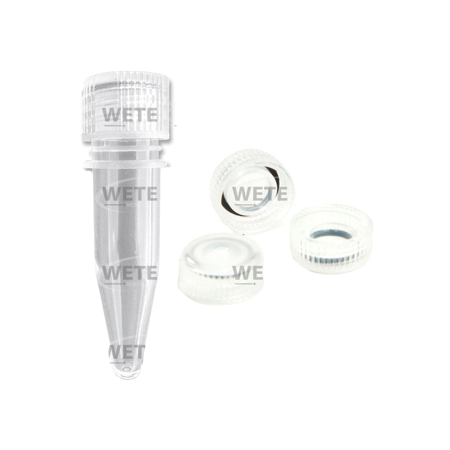 0.5ml Centrifuge Clear Tubes Sterile with Screw Cap