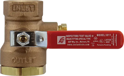 3011BV Inspector Test Ball Valve for Fire Protection