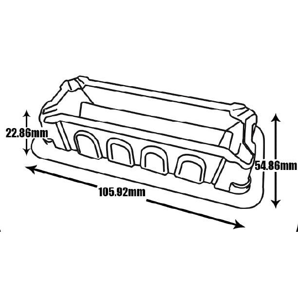 10mL Polystyrene Reagent Reservoir (1 Case)