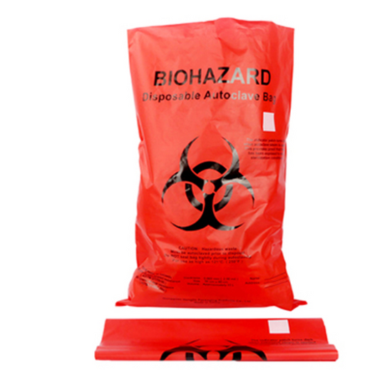 31x41 BIOHAZARD BAGS ( 30 GALLONS) 150pcs/case