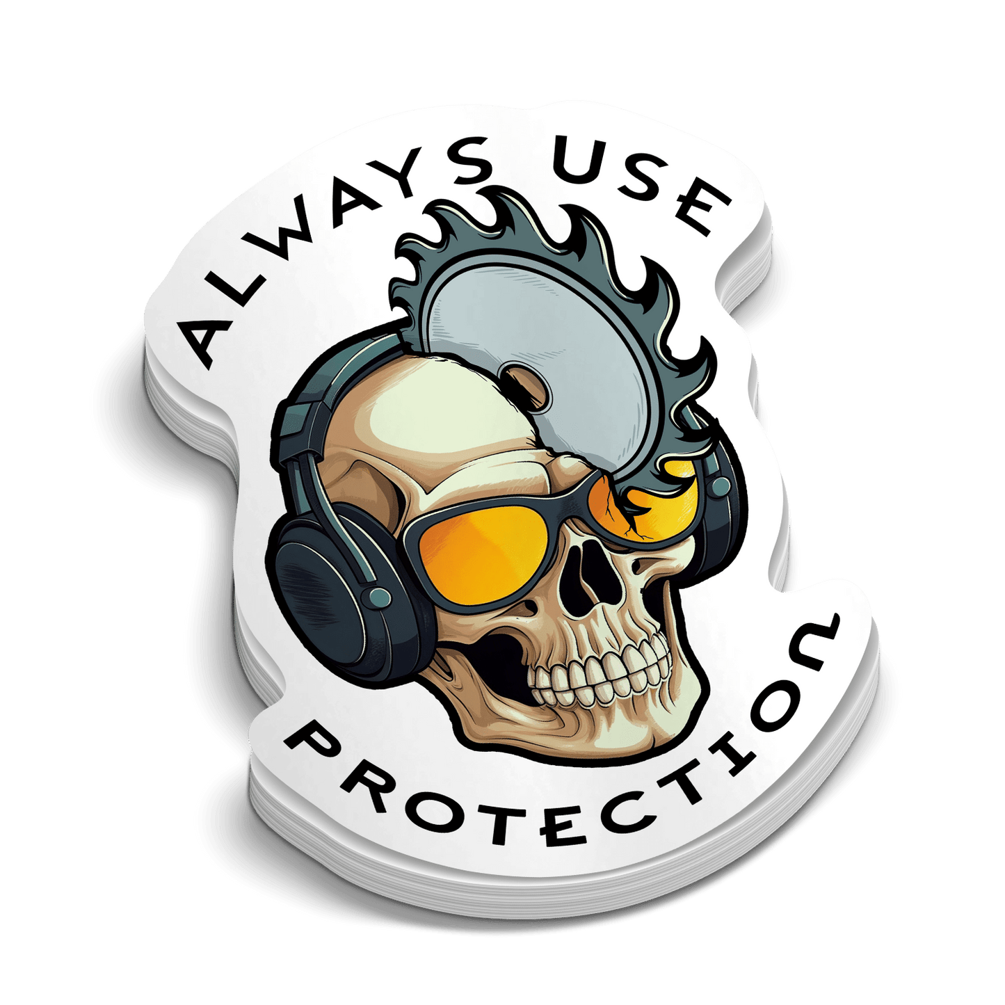 Protection  -  Hard Hat Decal