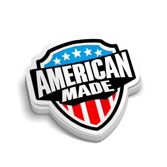 American Made -  Hard Hat Decal