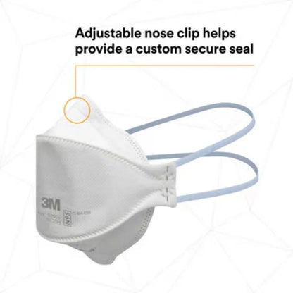 3M 9205+ N95 Aura Particulate Respirator Mask, White, Standard