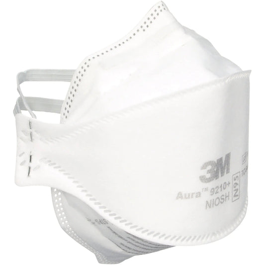 3M Aura 9210+ N95 Particulate Respirator Mask, White, Standard