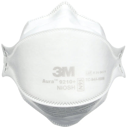 3M Aura 9210+ N95 Particulate Respirator Mask, White, Standard