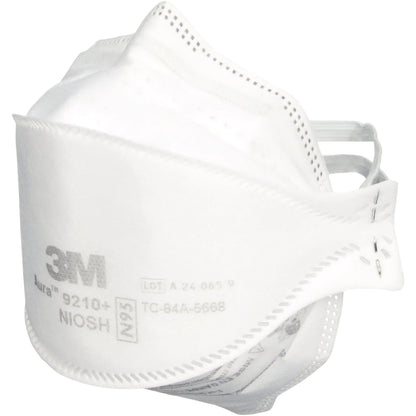 3M Aura 9210+ N95 Particulate Respirator Mask, White, Standard