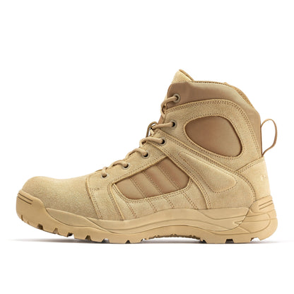 Botas Pro Sand Men's 6 inch Side Zipper Rubber Sole Tactical Boots BMP110