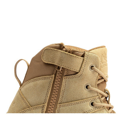 Botas Pro Sand Men's 6 inch Side Zipper Rubber Sole Tactical Boots BMP110