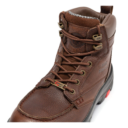 ROCKROOSTER  Zumbro 6 inch Wide Steel Toe, Waterproof Work Boots, Rubber Outsole, EH Protection, ASTM 2413, Work Boots AK372
