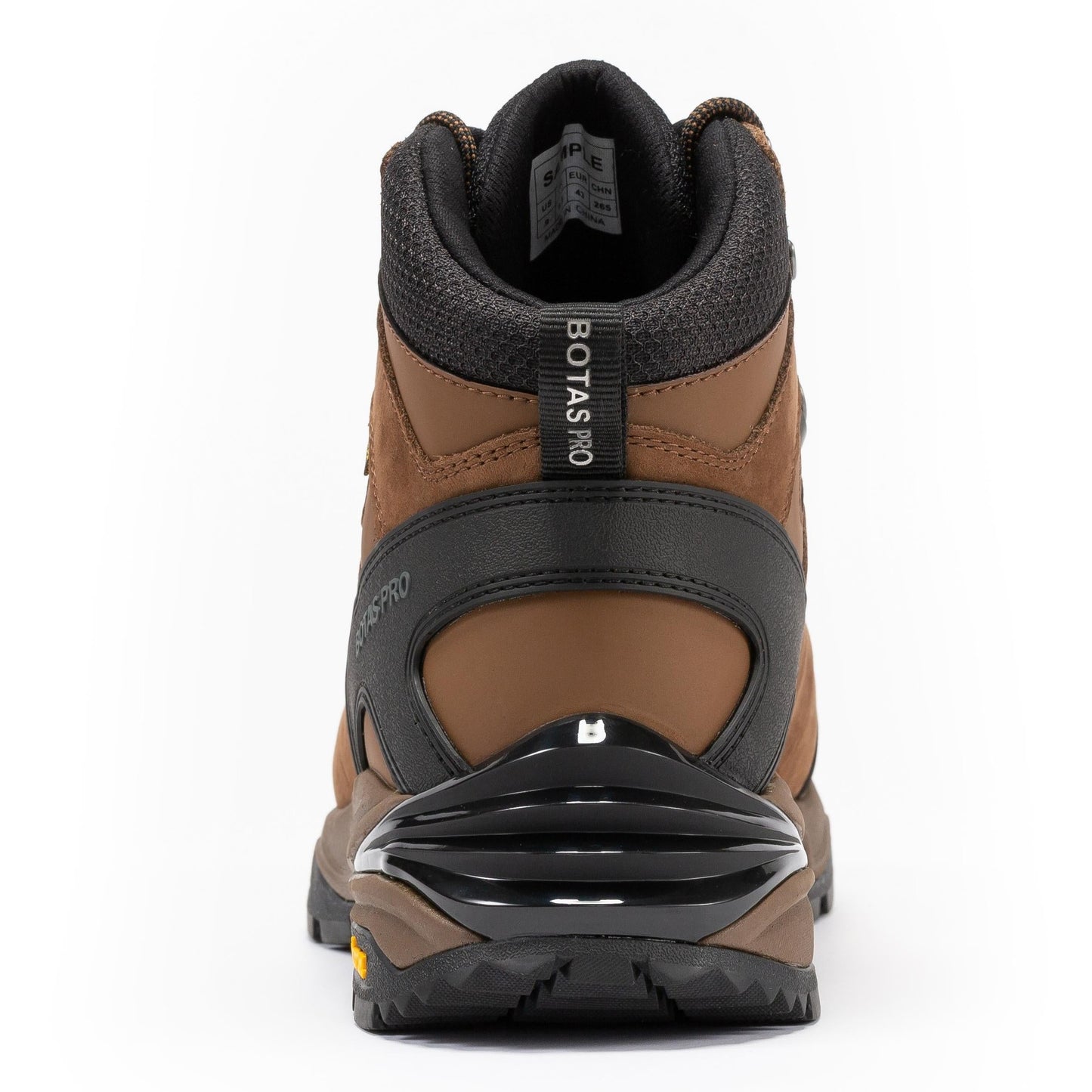 Botas Pro Brown 6 Inch Waterproof Hiking Boots with VIBRAM® Traction Lug Outsole  BP22121