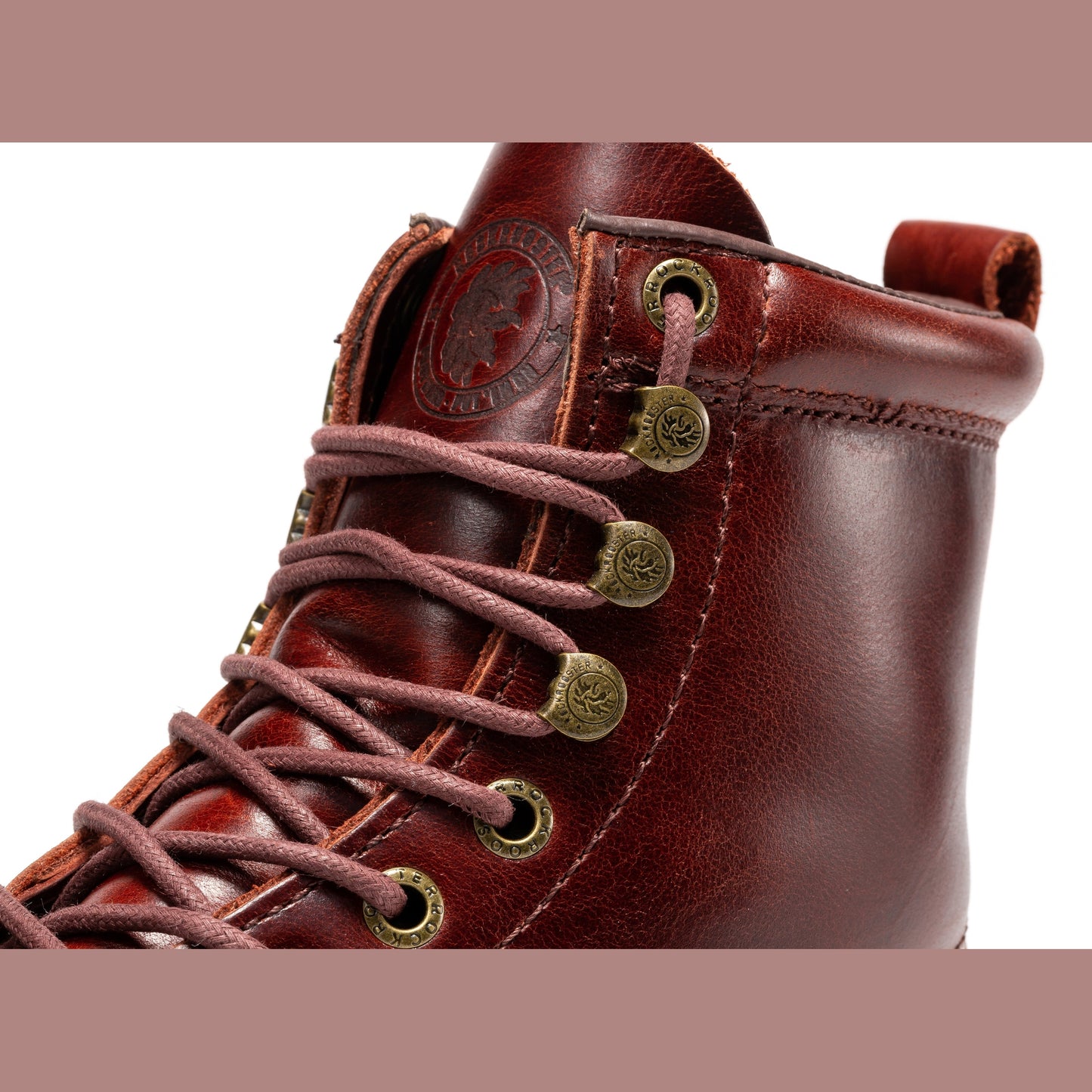 ROCKROOSTER Norwood Cherry Brown Men's 6 inch Soft Toe Wedge Work Boots SAP600