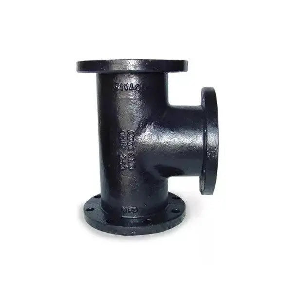 Fire Protection Cast Iron Flanged Tee Water Distribution