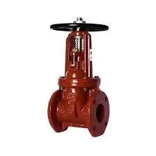 Ductile Iron OSY Resilient Wedge Gate Valve Flanged for Fire Protection Systems