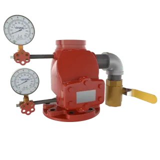 4" F1 EZR Valve Flange X Groove Fire Protection System