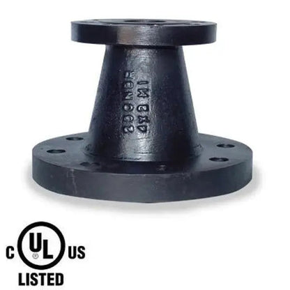 4" X 3" Concentric Flanged Reducer for Fire Systems