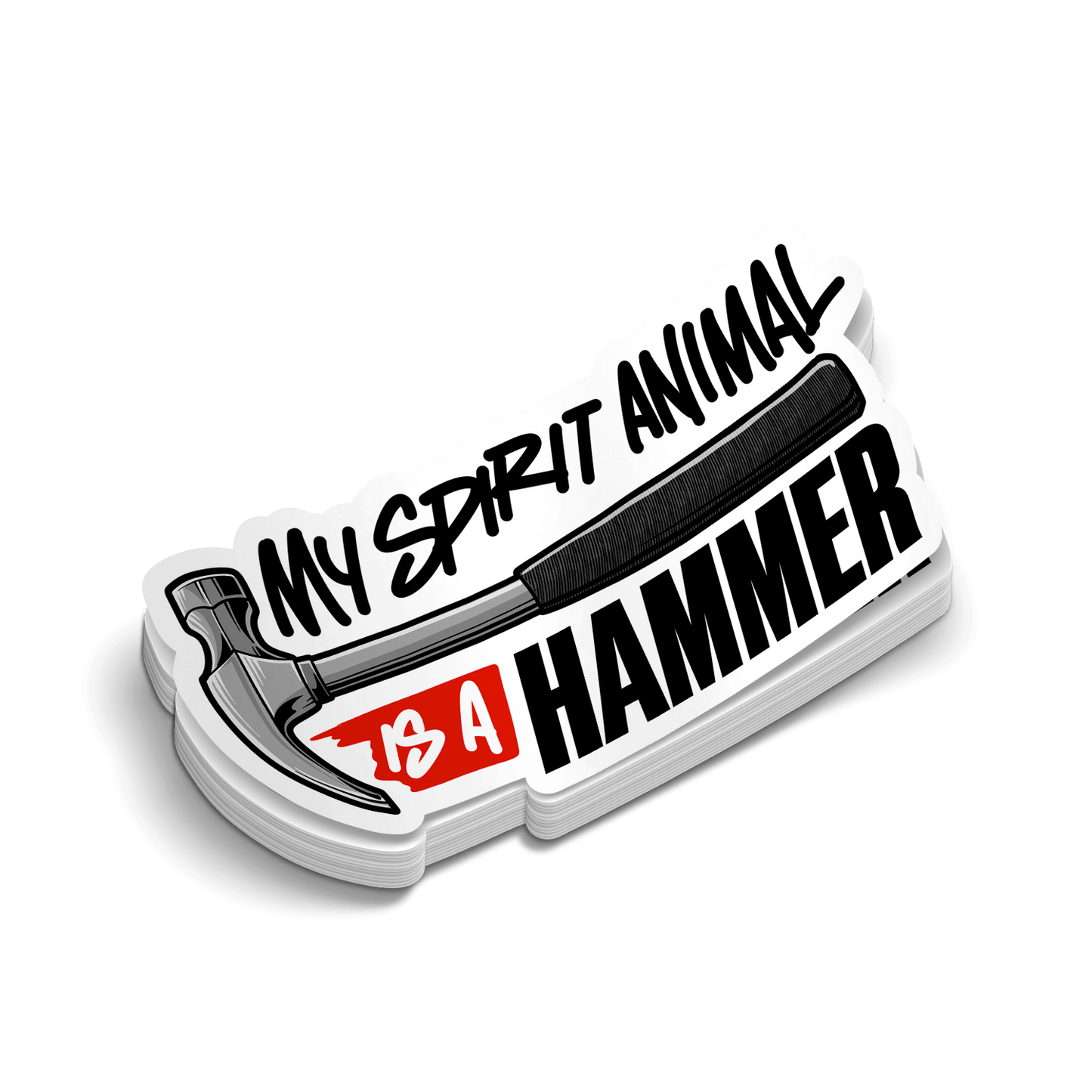 Spirit Hammer - Hard Hat Decal