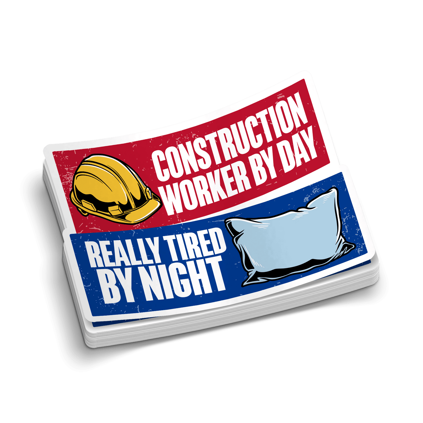 Construction Worker By Day - Hard Hat Decal