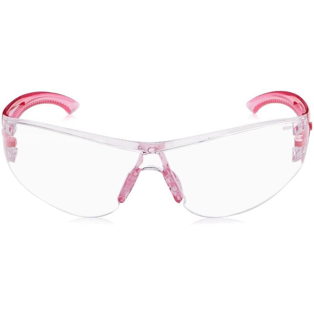 Radians Optima Safety Glasses with Pink Frame and Clear Lens