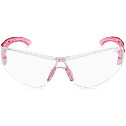 Radians Optima Safety Glasses with Pink Frame and Clear Lens