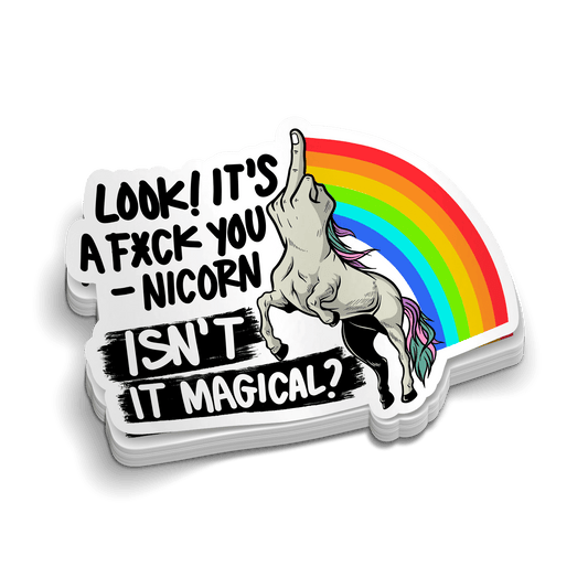 F*ck Younicorn - Hard Hat Decal