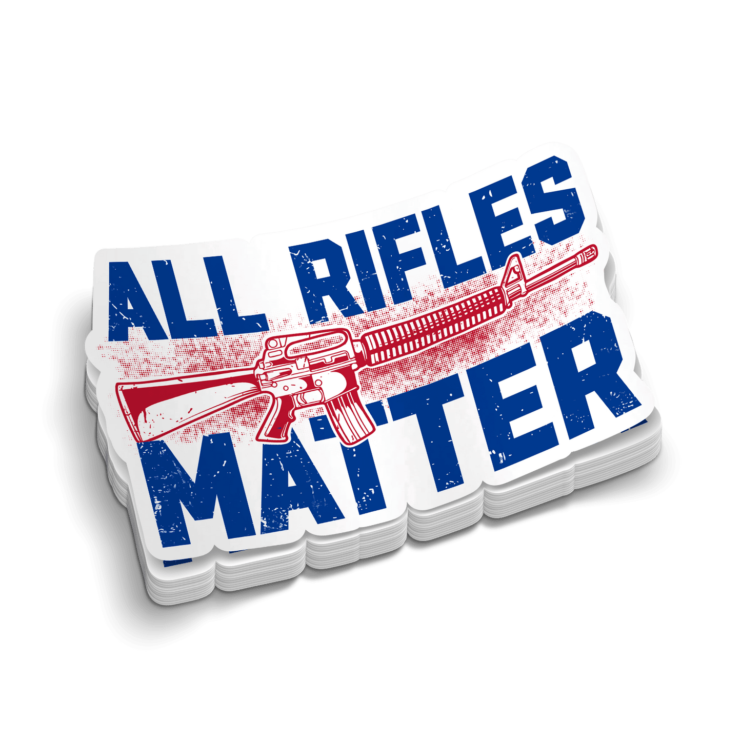 All Rifles Matter - Hard Hat Decal