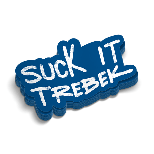 Suck It Trebek - Hard Hat Decal