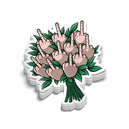 Bouquet - Hard Hat Decal