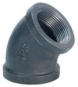 45 Degree Elbow Malleable Iron MI Import