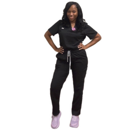 MJ V-Neck Scrub Top (Unisex)