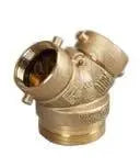 4" X 2-1/2" Straight FDC GRV NST Brass Connection