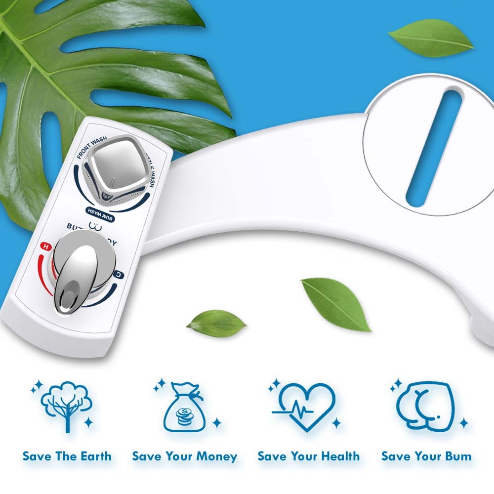BUTT BUDDY Spa - Cool & Warm Water Sprayer Bidet Toilet Attachment