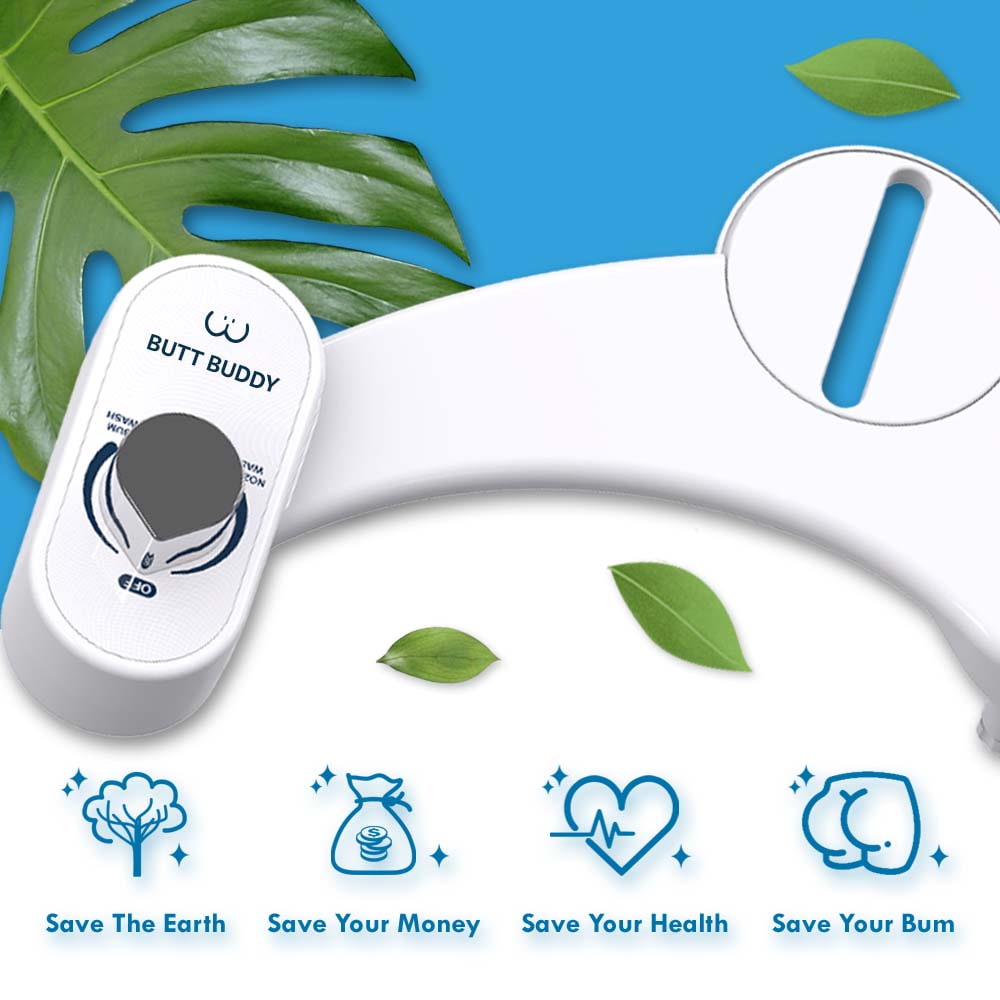 BUTT BUDDY - Bidet Toilet Attachment & Fresh Water Sprayer