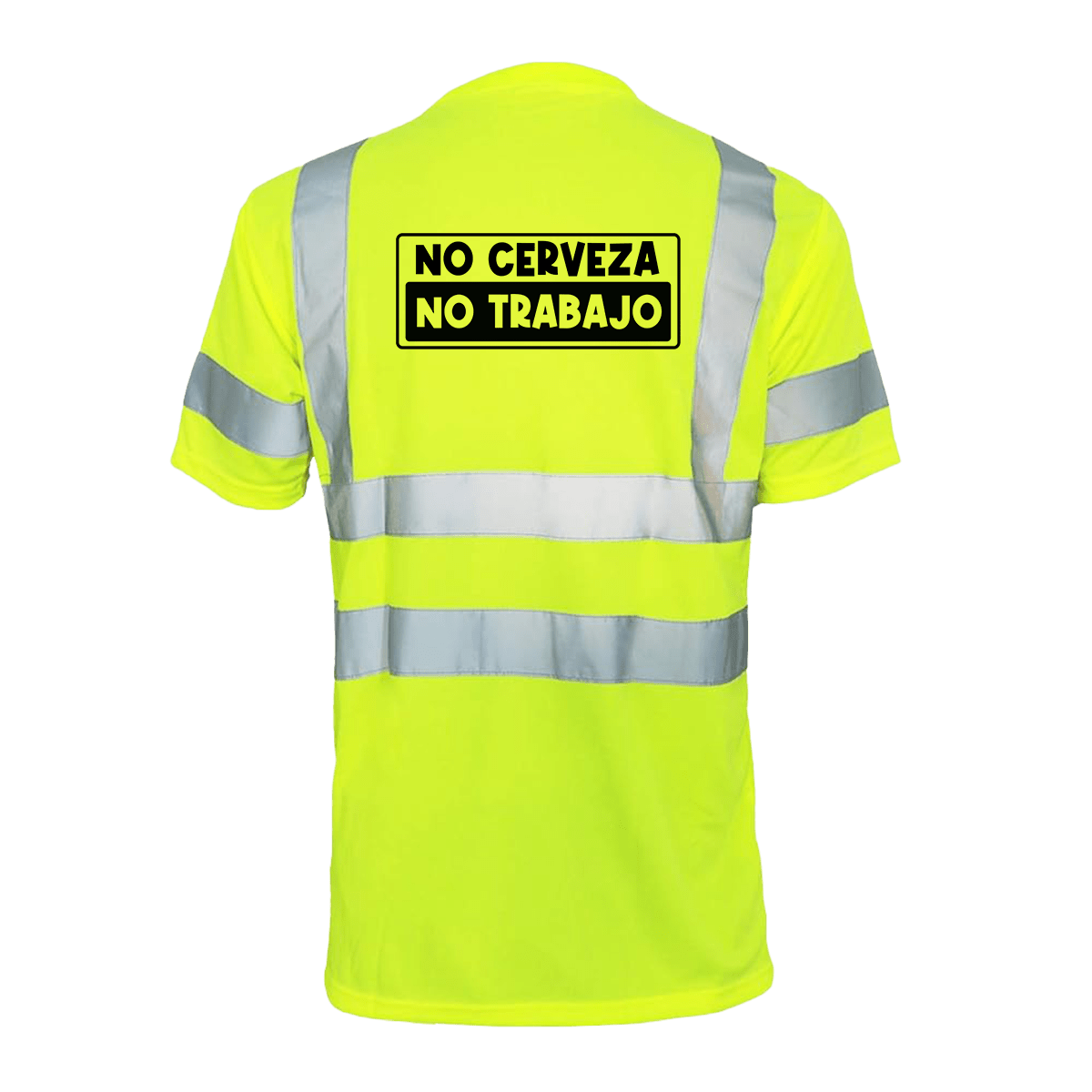 No Cerveza - Reflective Safety T-Shirt