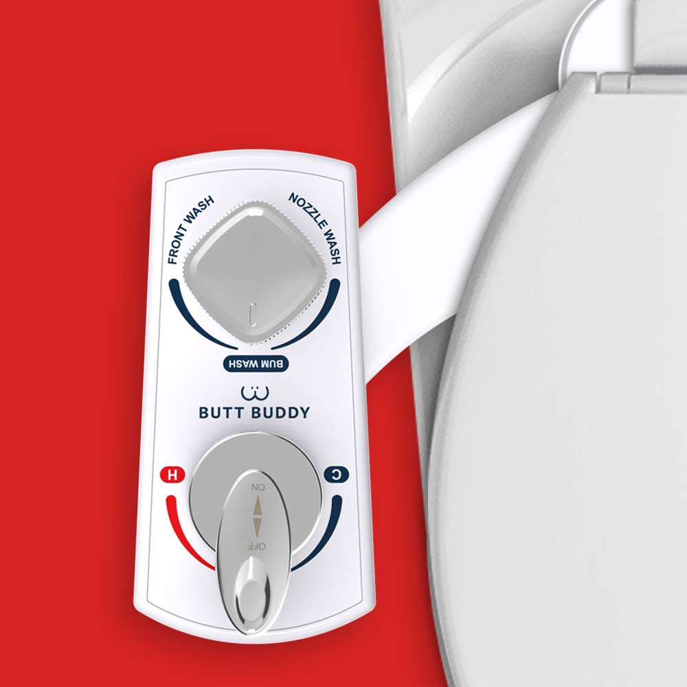 BUTT BUDDY Spa - Cool & Warm Water Sprayer Bidet Toilet Attachment