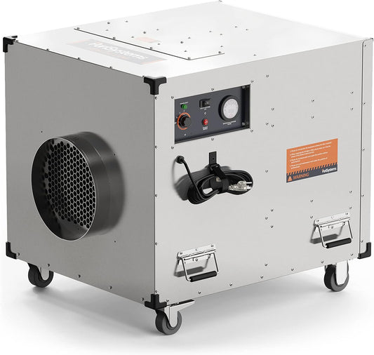 AlorAir PuriSystems HEPA Pro UVIG – Advanced Industrial Air Scrubber with UV-C & HEPA Filtration