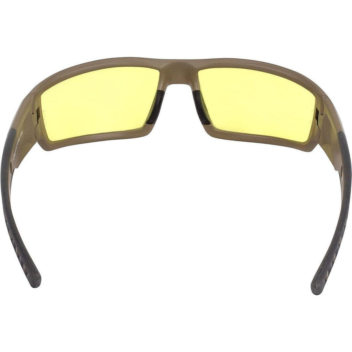 Crossfire Cumulus Safety Glasses Tan SDE with HD Yellow Lenses