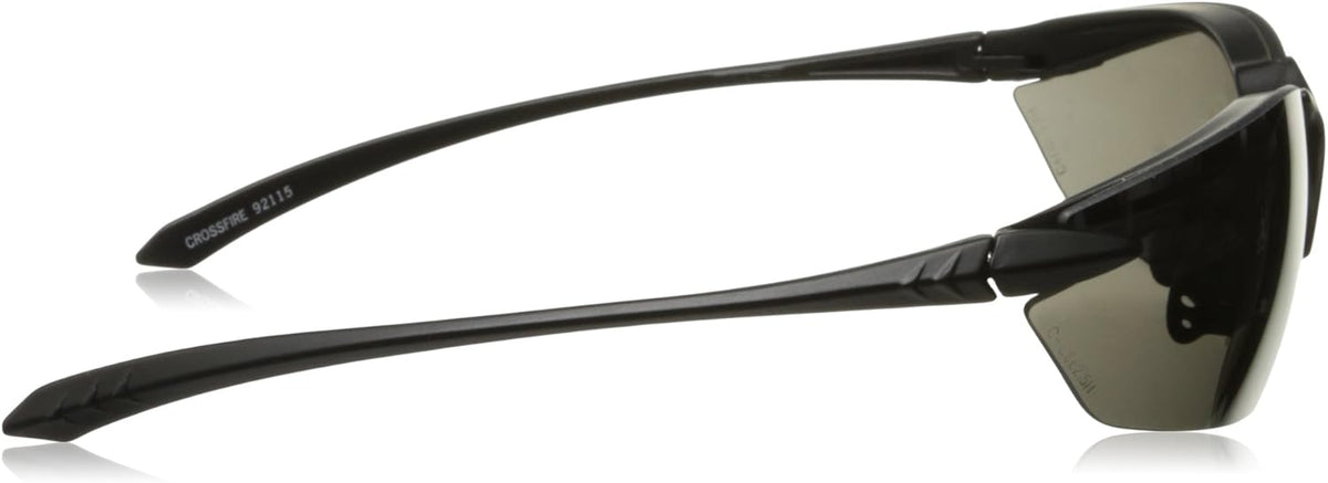 Crossfire Sniper Bifocal Safety Glasses Black with Smoke Lenses