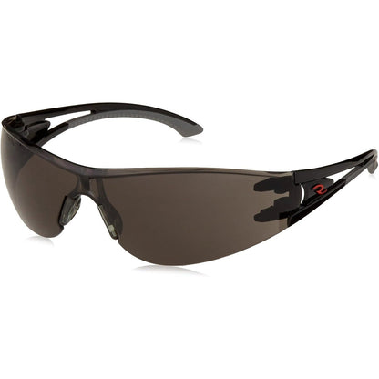 Radians Optima Safety Glasses with Black Frame and Smoke Lens