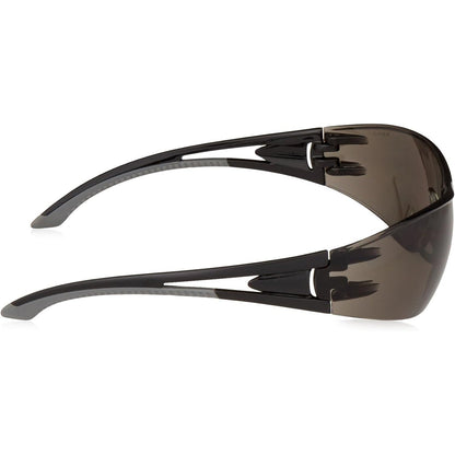 Radians Optima Safety Glasses with Black Frame and Smoke Lens
